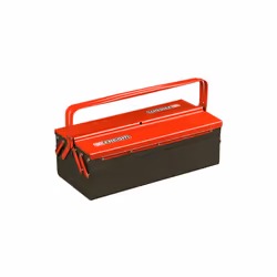 Cette boîte à outils métallique 3 cases BT.9 s'avère être un contenant pratique pour l'organisation et déplacement d'équipeme ...