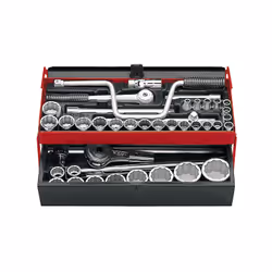Plateau plastique Facom pour le jeu de douilles SK.452U. Plateau en plastique pour le modèle SK.452U
