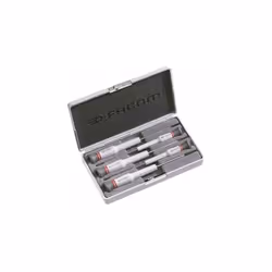 Nombre de pièces = 5 Type de pointe = Fendu Contient : 5 tournevis à tête fendue: AEF2x75 - AEF2.5x75 - AEF3x75 - AEF3.5x75 - ...