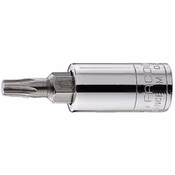 Caractéristiques :Insert amovible très dur pour une plus grande longévitéClé à douille R.245chromé brillant, avec embout phos ...