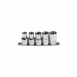 Taille d'entraînement = 1/2" Type de kit = Jeu de douilles Torx Type d'entraînement = Carré Nombre de pièces = 5 Modèle = STX ...