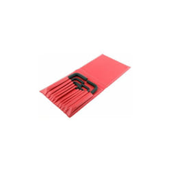 Jeu de 10 clés mâles en pouces 6 pans diamètres 1/16'' à 3/8'' en trousse Facom 82H.JU10