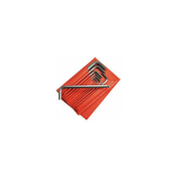 Jeu de clés Allen en L Facom 2.5 mm, 2 mm, 3 mm, 4 mm, 5 mm, 6 mm, 7 mm, 8 mm, 9 mm, 10 mm Métrique Hexagonal 10 pièces ( Prix pour 1 )