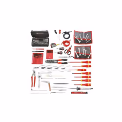 Type de kit = Electriciens Nombre de pièces = 100 Type de stockage = Malette Kit d'outils FACOM 100 PIece. Présentation de l' ...