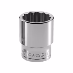 Matière principale : Acier chrome / vanadium / molybdène Taille du cliquet : 1/2 Forme de(s) douille(s) : 12 pans Pas des dou ...