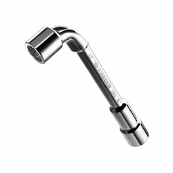 Diamètre de la clé (en mm) : 16 Matière principale : Acier Type de clés et douilles : A tube ou à pipe débouchée Garantie con ...