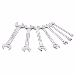 Jeu de 7 clés double fourche