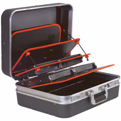 Caractéristiques :Rangement des outils dans les 8 supports avec languettes en caoutchouc, répartis sur 4 surfaces de rangemen ...