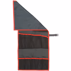 Matière : nylon. 5 petites et 7 grandes pochettes PVC. Résistance aux agents chimiques et hydrocarbures. Pratique : repliable ...