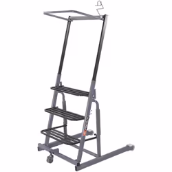 Poids maxi. supporté : 140 kg. Support avec étapes pour les travaux en hauteur sur les utilitaires, les monospaces, les 4x4, ...