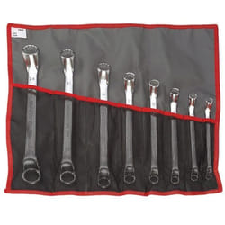 Jeu de 8 clés polygonales contrecoudées en pouces FACOM - Série 55A.JUT - Profil 12 pans OGV® - Chromé satiné