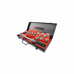 Description générale Le coffret clé dynamométrique 100Nm 3/8 de Facom est un outil essentiel pour garantir un serrage précis  ...