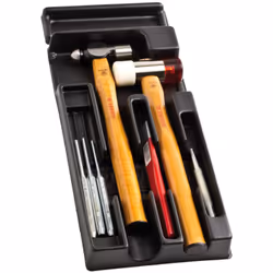 Contenu de la livraison :Marteau américain avec manche en hickory : 202H.1/2Marteau en plastique : 208A.32CBABurin plat : 263 ...