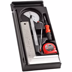 Contenu de la livraison :Graine automatique : 257GPointe à tracer : 234Mètre ruban en acier, 3 m : 893.316Règle de mesure, 30 ...