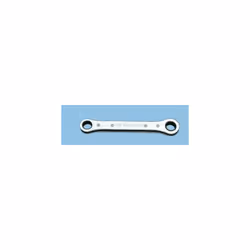 Type de clé = Clé à cliquet Mesure métrique = 10 mm, 11mm Longueur hors tout = 150 mm Double terminaison = Oui Finition = Chr ...