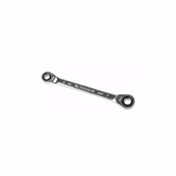 Type de clé = Clé à cliquet Impérial/Métrique = Métrique Longueur hors tout = 115 mm Double terminaison = Oui Finition = Chro ...