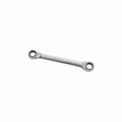 Type de clé = Clé à cliquet Mesure métrique = 17 mm, 19 mm Longueur hors tout = 230 mm Double terminaison = Oui Finition = Ch ...