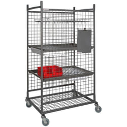 Chariot grillagé Facom mobile 4 niveaux