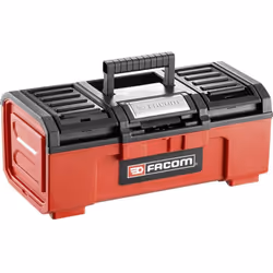 Description générale La boîte à outils Facom BP.C16 est un modèle robuste, pratique et léger, conçu pour le rangement et le t ...
