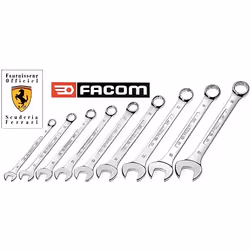 Jeu de clés mixtes métriques FACOM - Boite - 9 pcs - 440.JE9