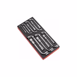 Description générale Ce module de clé à pipe débouchées métriques MODM.75PB de la marque FACOM est conçu pour un rangement fa ...
