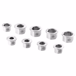 Jeu doutils - FACOM - 464.MKIT - 9 bagues réductrices - Acier - Dimensions 8 à 17 mm