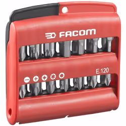 Description générale Ce jeu mixte de 28 embouts série 1 High Perf' 1/4'' de Facom est conçu pour un vissage manuel intensif.  ...
