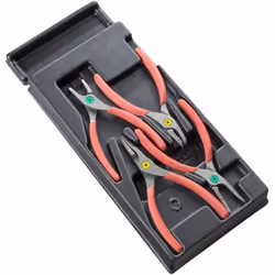 Pour Circlips 18 --> 60 mm. Comprenant : - 177A.18 : becs droits - 197A.18 : becs 90° (pour Circlips extérieurs). - 179A.18 : ...