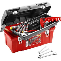 Boîte à outils en plastique + 18 outils FACOM TBX1M.PG