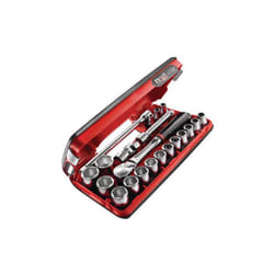 Coffret compact cliquet douille Standard 1/2' Détection BOX - 6 pans - FACOM - SL.DBOX1PB