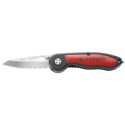 Couteau à cran d`arrêt manche bi-matière - FACOM - 840.FPB