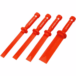 Jeu de 4 grattoirs multifonctions en plastique Facom CRD4PB Polyvalence Idéal pour les carrosiers et mécaniciens. Permet de d ...