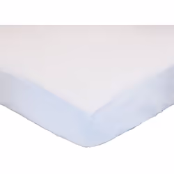 Babycalin Housse alèse jersey Bio imperméabilisée 60 x 120 cm, Blanc