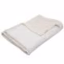 BABYCALIN Couverture Bébé Ecru Flanelle - 75 x 100 cm