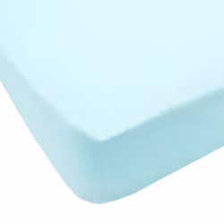 BABYCALIN Drap Housse BébéTurquoise 60 x 120 cm Jersey 130gr/m²