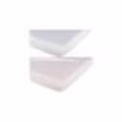 BABYCALIN 2 Draps Housse Bébé Blanc Ecru 60 x 120 cm - Jersey - 130gr/m²