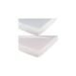 BABYCALIN 2 Draps Housse Bébé Blanc Ecru 60 x 120 cm - Jersey - 130gr/m²
