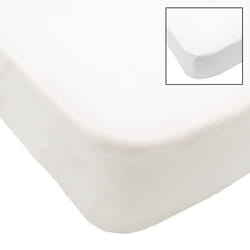 BABYCALIN 2 Draps Housse Bébé Blanc Ecru 70 x 140 cm - Jersey - 130gr/m²
