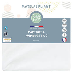 BABYCALIN Matelas 60x120cm pliant 26KG/M3