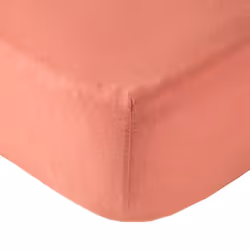BABYCALIN Drap housse 70x140 Terracotta