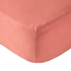 BABYCALIN Drap housse 70x140 Terracotta