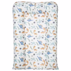 Matelas à langer bébé Flocons Hypoallergénique Funny Dino - Matelas à langer pour bébé 50x70 cm