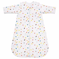 Gigoteuse naissance hiver à manches 65 cm - Pois