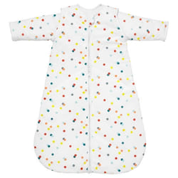 Gigoteuse naissance hiver à manches 65 cm - Pois