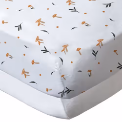 Drap housse 70x140 cm x2 pcs Blanc / White Forest - draps housse bébé en coton