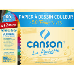 Canson 200002778 papier créatif papier d'art 12 feuilles