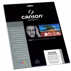 Canson Infinity Edition Etching Rag 310, 310 g/m², A3, Blanc, 25 feuilles