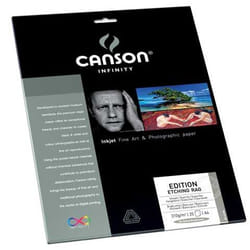 Canson Infinity Edition Etching Rag 310 papier photos A3 Blanc