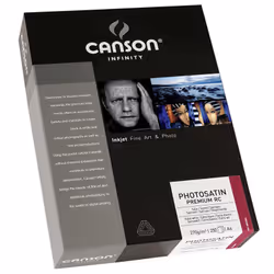 Canson Infinity PhotoSatin Premium Resin Coated, Satin, 270 g/m², A3+, 13x19", Blanc, 25 feuilles
