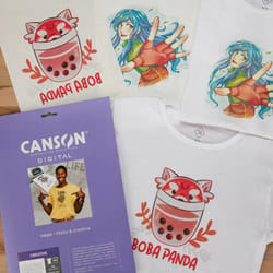 Canson C204567480 Sérigraphie textile Jet d'encre